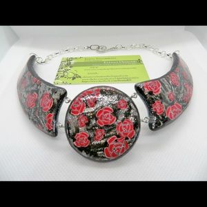 Unique Handmade Statement Necklace, Collar